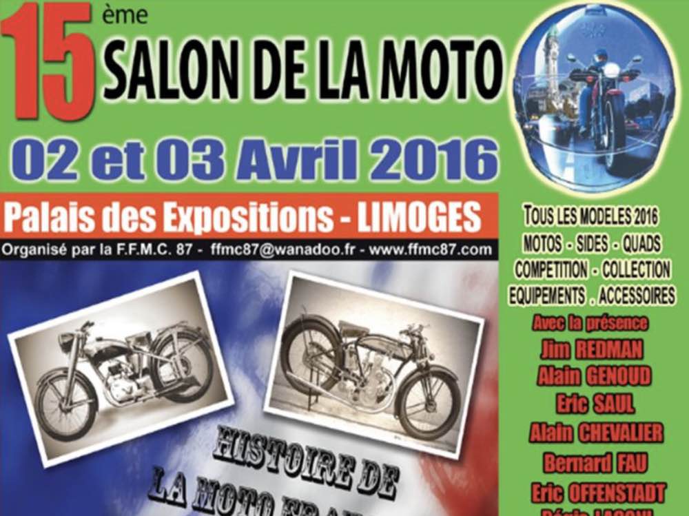 Le 15ième salon de la moto de Limoges